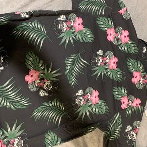 Disney x mickey mouse neff hawaiian button shirt